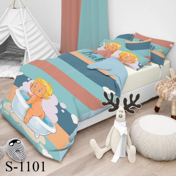 روتختی و ملحفه ( تک نفره ) بچه و حمام کد S1101
