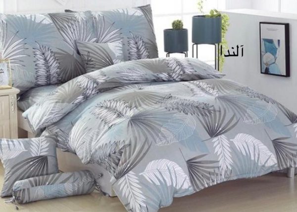 روتختی و ملحفه (دو نفره) طرح برگ کد C12