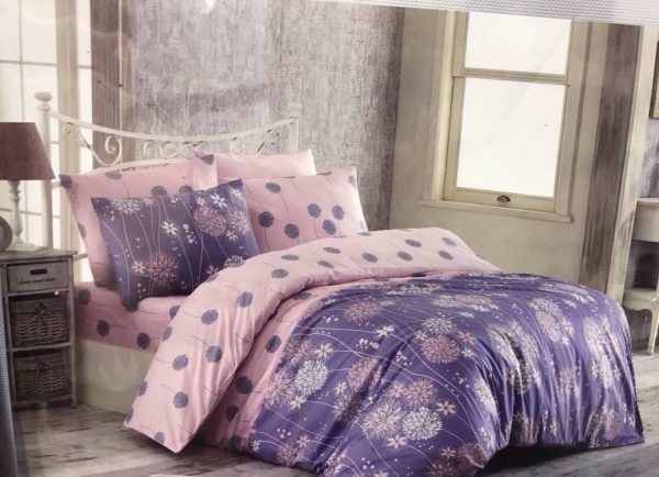 روتختی و ملحفه (دو نفره) طرح گل کد C15