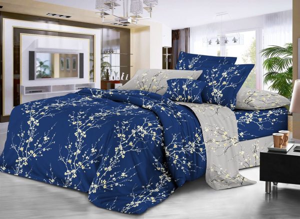 روتختی و ملحفه (دو نفره) طرح گل کد C16