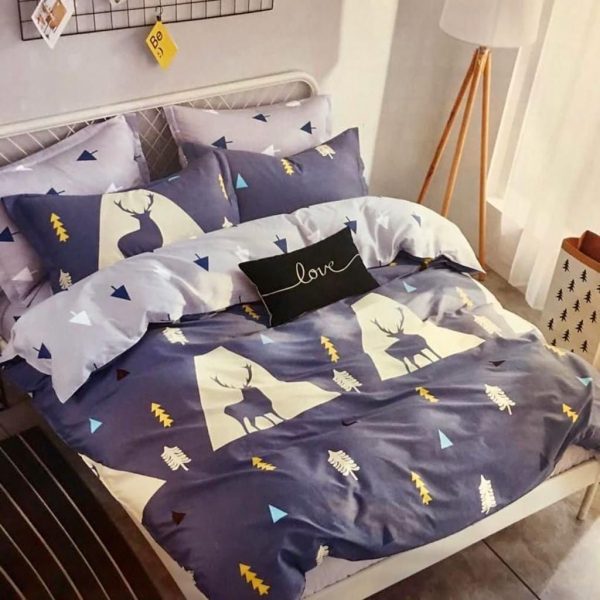 روتختی و ملحفه (دو نفره) طرح گوزن کد C20