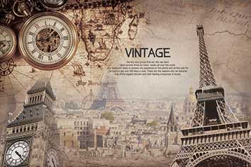 پوستر طرح پاریس C2000