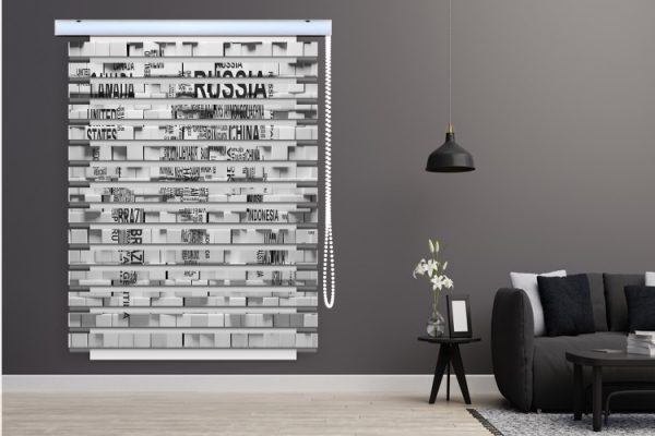 پرده زبرا طرح شهر کد ZB2013