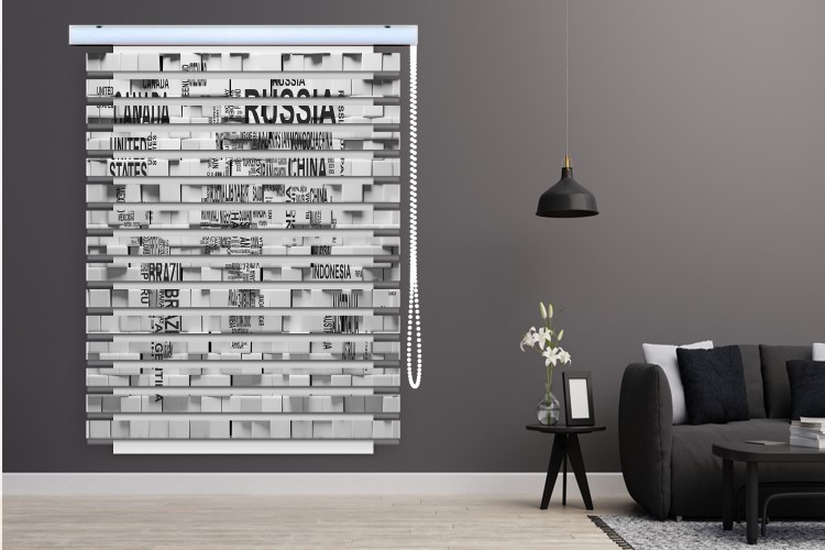 پرده زبرا طرح شهر کد ZB2013