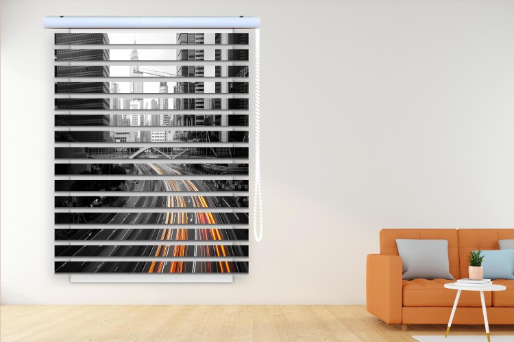 پرده زبرا طرح شهر کد ZB2038