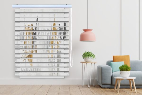 پرده زبرا طرح شهر کد ZB2043