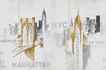 پوستر طرح منهتن C2043