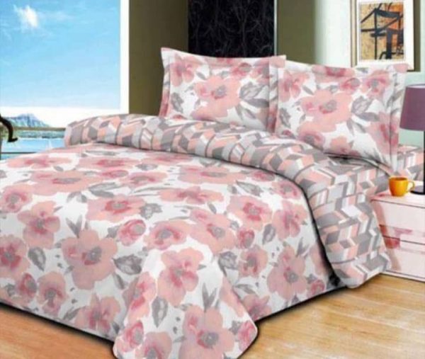 روتختی و ملحفه (دو نفره) طرح گل کد C33
