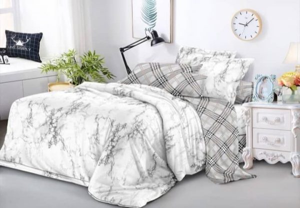 روتختی و ملحفه (دو نفره) طرح سنگ کد C37