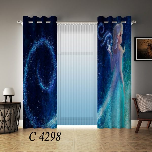 پرده چاپی طرح السا C4298