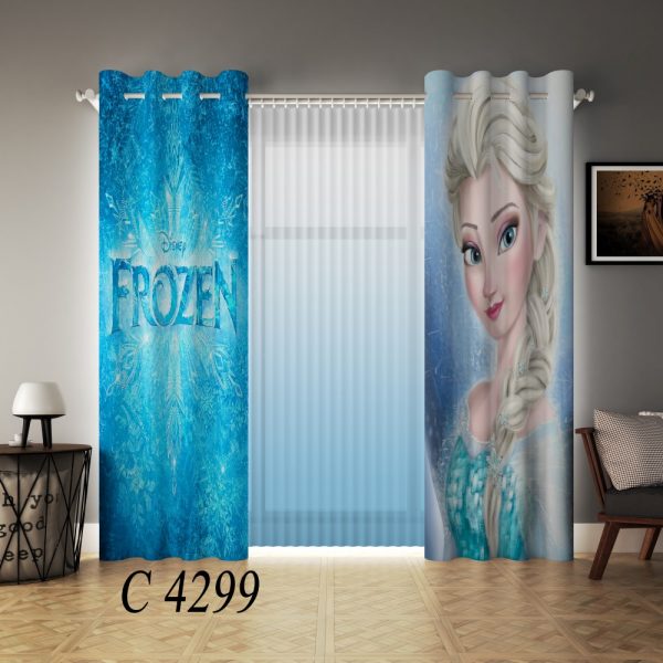 پرده چاپی طرح السا C4299