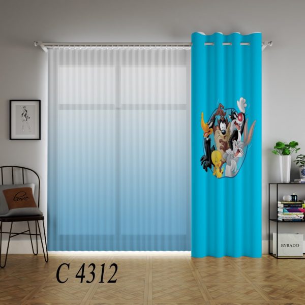 پرده چاپی طرح توئیتی C4312