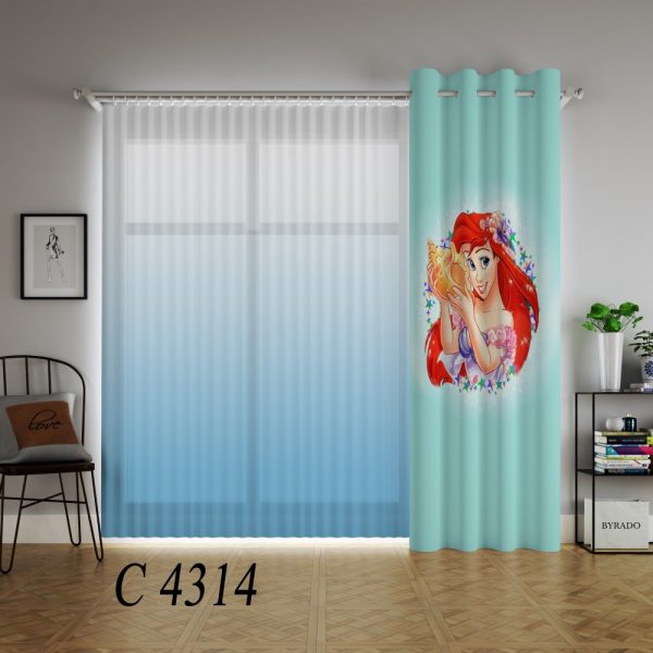 پرده چاپی طرح آریل C4314