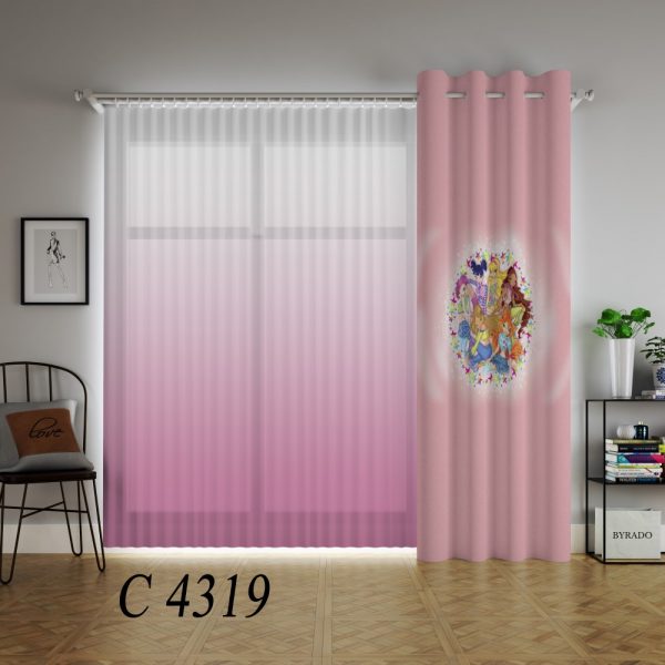 پرده چاپی طرح انیمیشن C4319