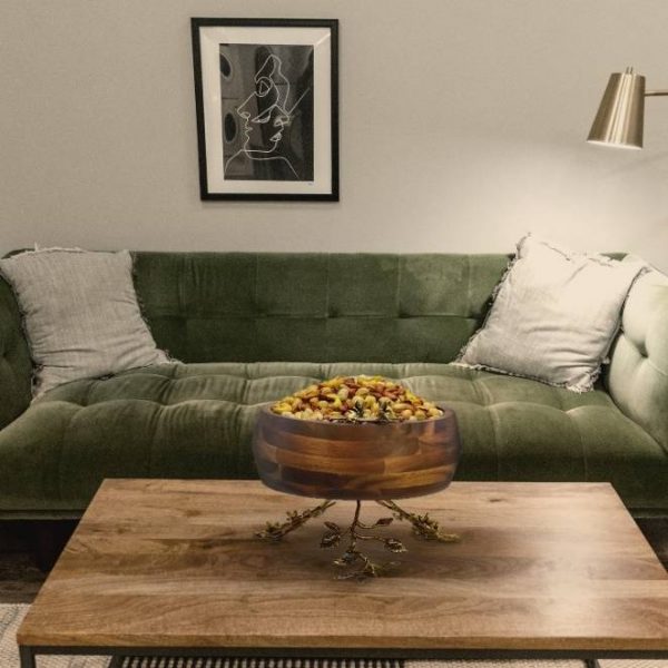 آجیل خوری پایه دار طرح Acacia کد 2044