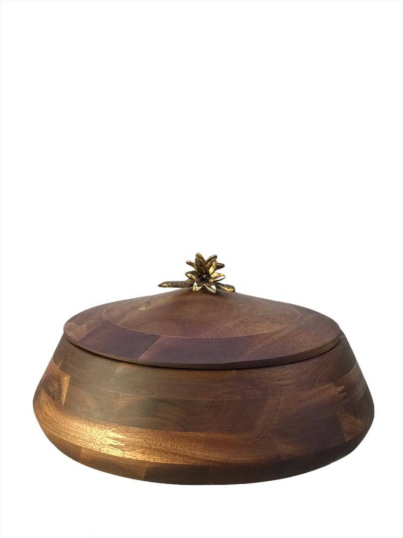 شکلات خوری درب دار بدون پایه طرح دیگچه کد ۲۰۴۶