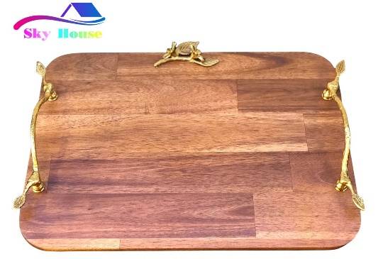 سینی مزه سایز متوسط طرح Acacia کد ۲۰۶۰