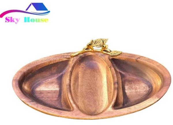 اردو خوری 3 خانه بزرگ قایقی طرح Acacia کد 2064