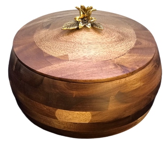 شکلات خوری درب دار بدون پایه طرح Acacia کد ۲۰۴۰