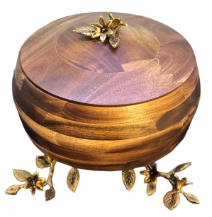 شکلات خوری درب دار پایه دار طرح Acacia کد ۲۰۴۳