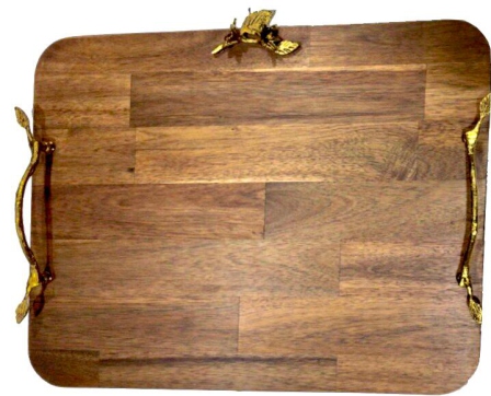 سینی مزه سایز بزرگ طرح Acacia کد ۲۰۶۱