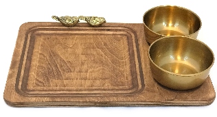 سینی مزه ۲ پیاله بدون درب کد ۱۶۶۵