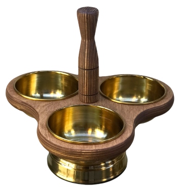 اردو خوری ۳ پیاله دسته دار بدون در کد ۱۶۶۷