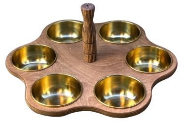 اردو خوری ۶ تایی بدون درب دسته دار کد ۱۷۲۲