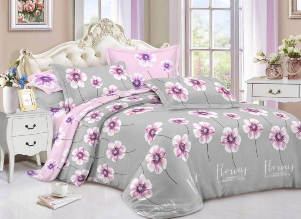 روتختی و ملحفه (دو نفره) طرح مربع کد D25