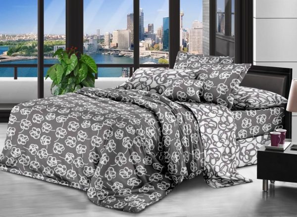 روتختی و ملحفه (دو نفره) طرح گل کد D26