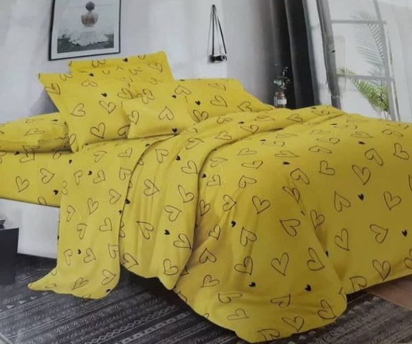 روتختی و ملحفه (دو نفره) طرح قلب کد D34
