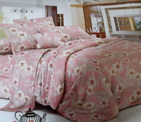 روتختی و ملحفه (دو نفره) طرح گل کد D37