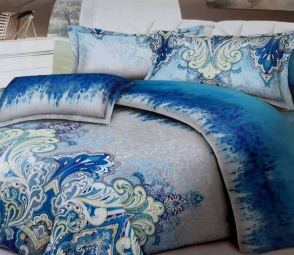 روتختی و ملحفه (دو نفره) طرح گل کد D42