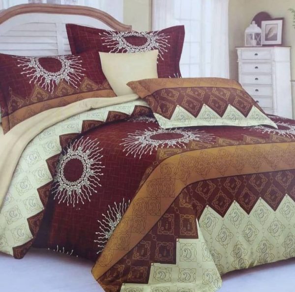 روتختی و ملحفه (دو نفره) طرح گل کد D46