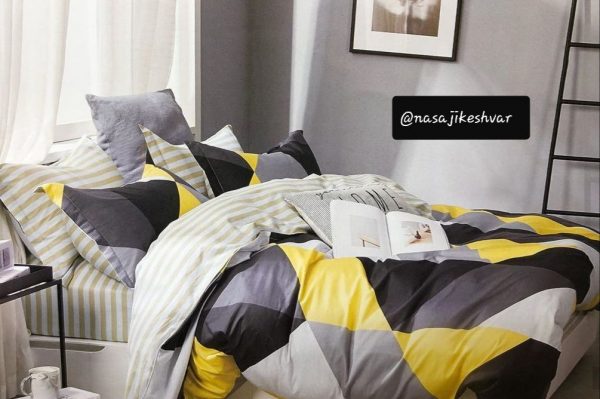 روتختی و ملحفه (دو نفره) طرح خط کد D05