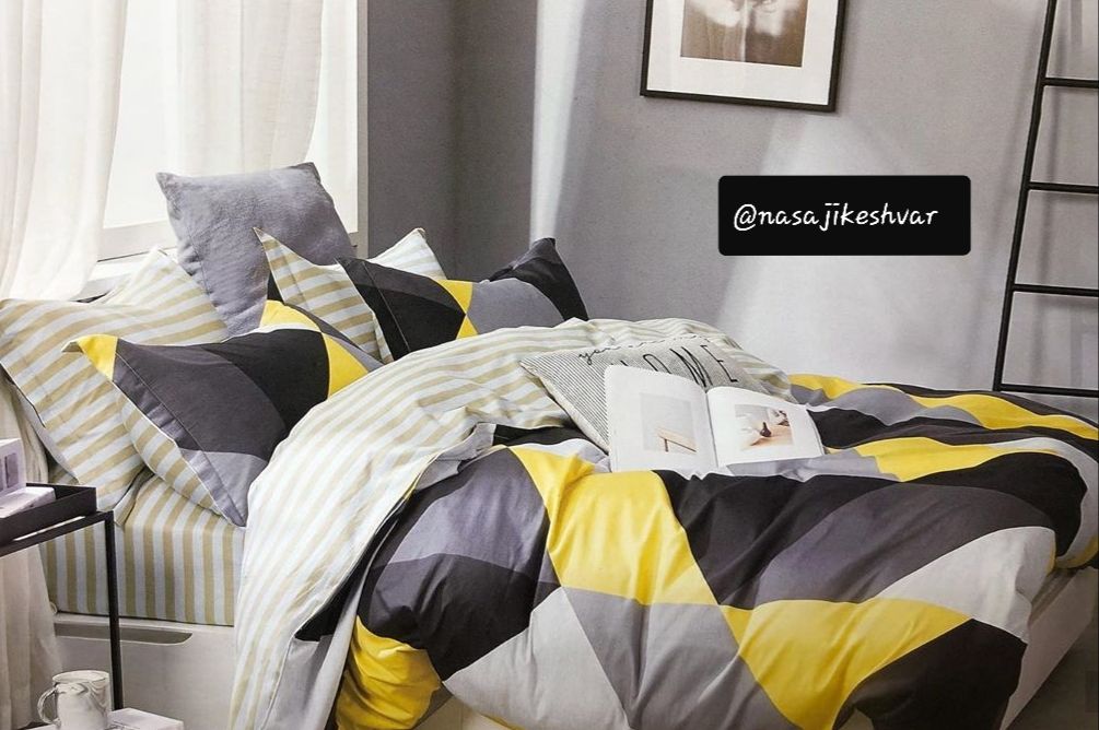 روتختی و ملحفه (دو نفره) طرح خط کد D05