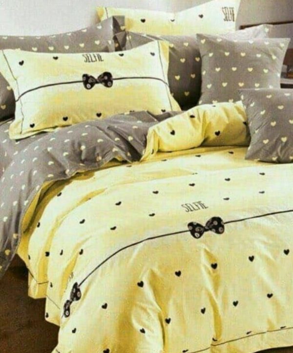 روتختی و ملحفه (دو نفره) طرح قلب کد D06