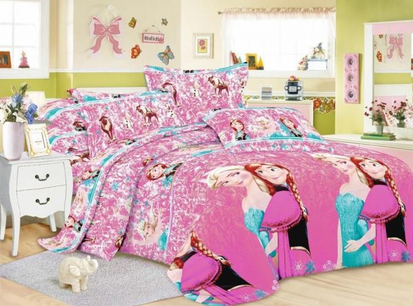 روتختی و ملحفه (دو نفره) طرح فروزن کد D61