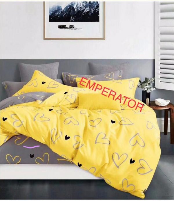 روتختی و ملحفه (دو نفره) طرح قلب کد D07