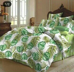 روتختی و ملحفه (دو نفره) طرح گل کد D72