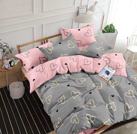 روتختی و ملحفه (دو نفره) طرح قلب کد D09