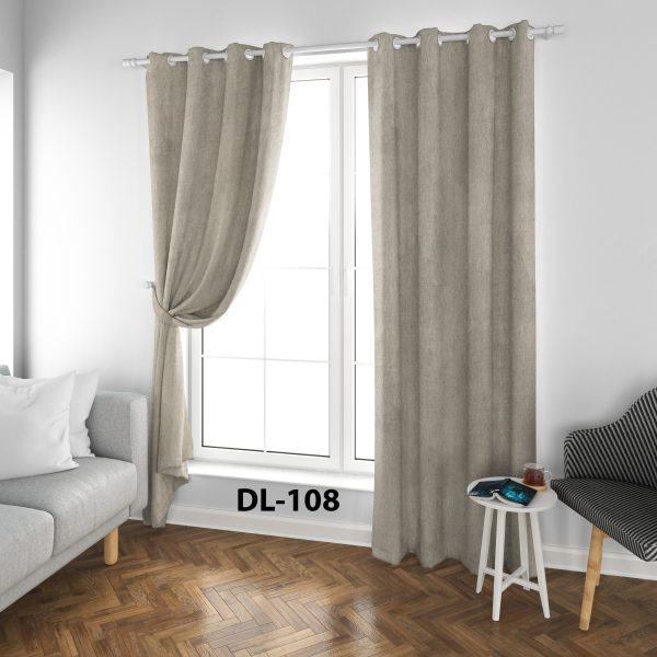 پرده چاپی طرح ساده DL108