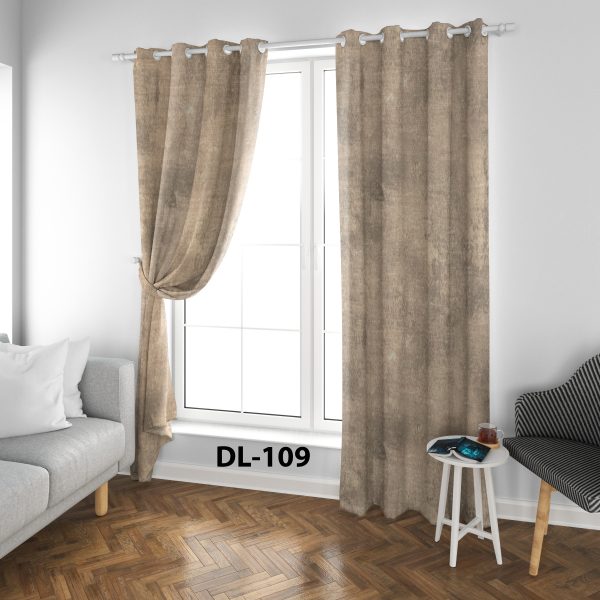 پرده چاپی طرح ساده DL109