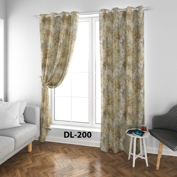 پرده چاپی طرح ساده DL200