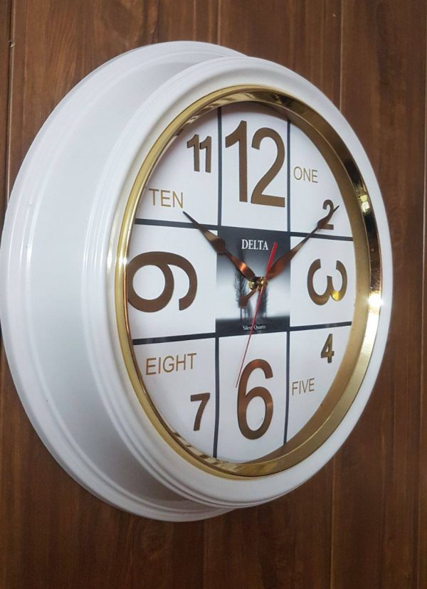 ساعت دیواری گرد دلتا 202