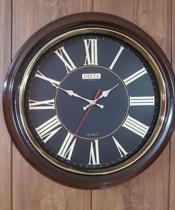 ساعت دیواری گرد دلتا 202