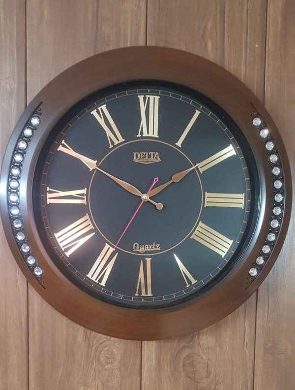 ساعت دیواری دلتا 302 نگین دار