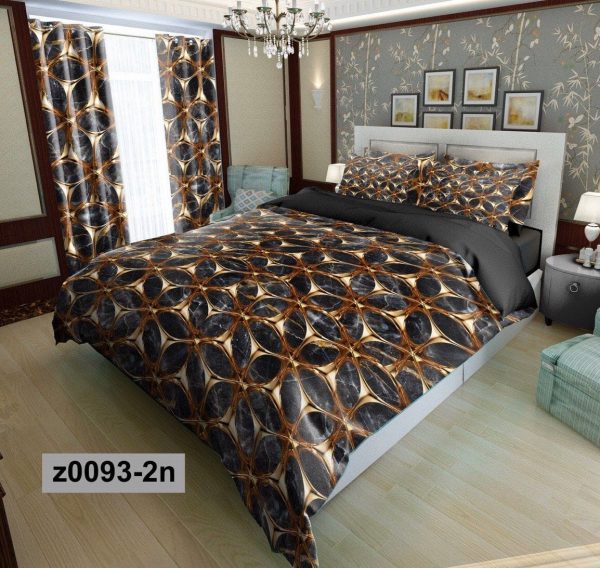 روتختی و ملحفه (دو نفره) طرح گل کد Z0093-2n