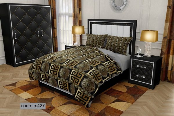 روتختی و ملحفه (دو نفره) طرح ورچاسه کد rs427