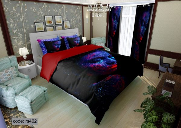 روتختی و ملحفه (دو نفره) طرح دختر کد rs462